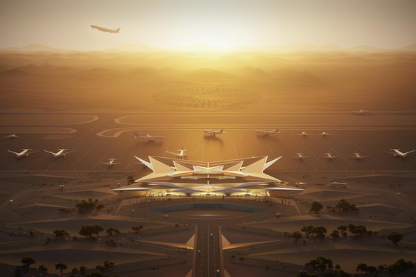 "أمالا" تكشف عن تصميم مطارها الدولي الجديد المستوحى من السراب الصحراوي من "فوستر آند بارتنرز"